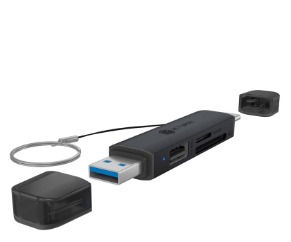 Czytnik kart SD ICY BOX 3w1 USB-A/C IB-CR203-CU3